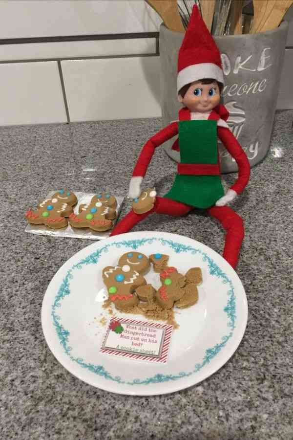 Elf Baking Cookies