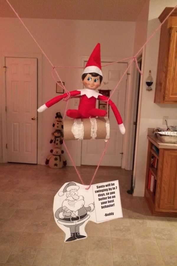 Elf on a Swing