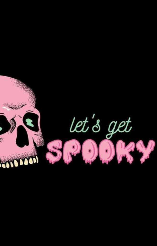 Pink Halloween Typography