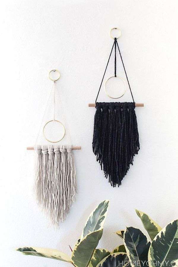 Boho Yarn Wall Art