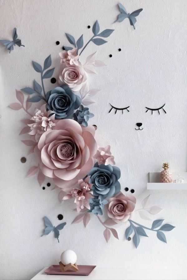 Paper Wall Flowers