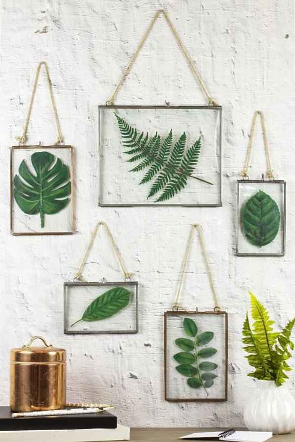 Pressed Leaf Art