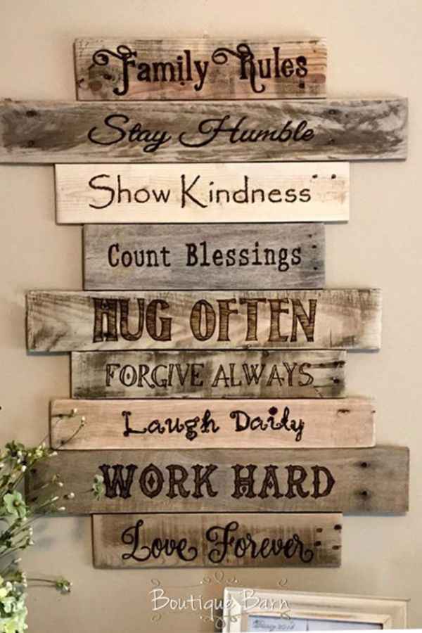 Rustic Wooden Signs