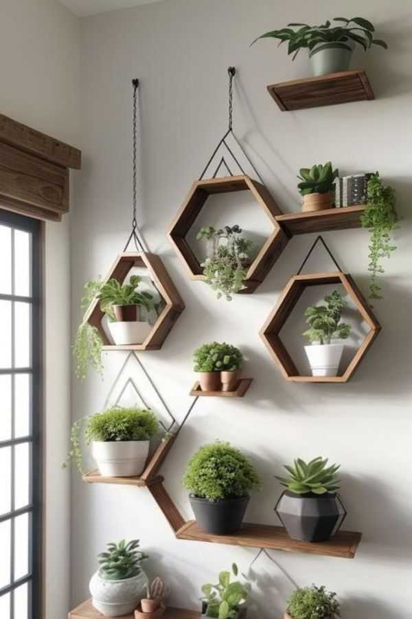 Hanging Plant Shelf