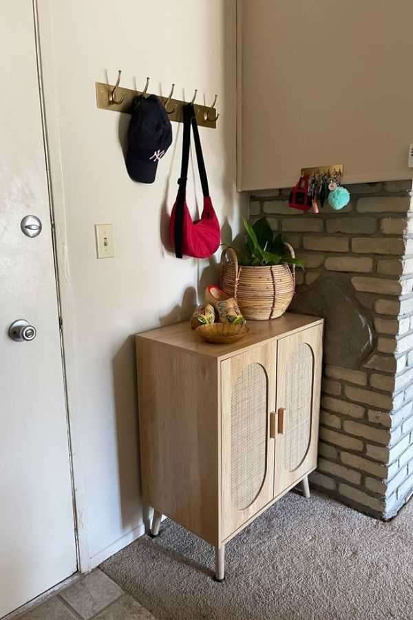 Narrow Storage Cabinet for Shoes