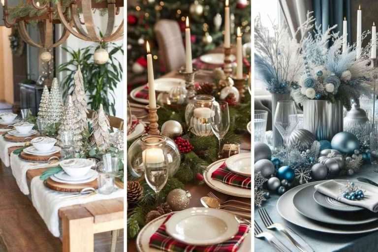 29 Christmas Table Decorations for a Festive Living Room