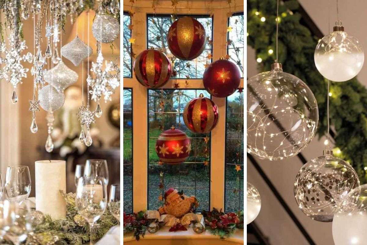 31 Stunning Christmas Bauble Ideas for Hanging from Your Ceiling