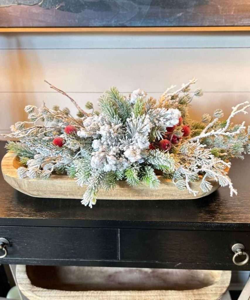 All-White Winter Centerpiece