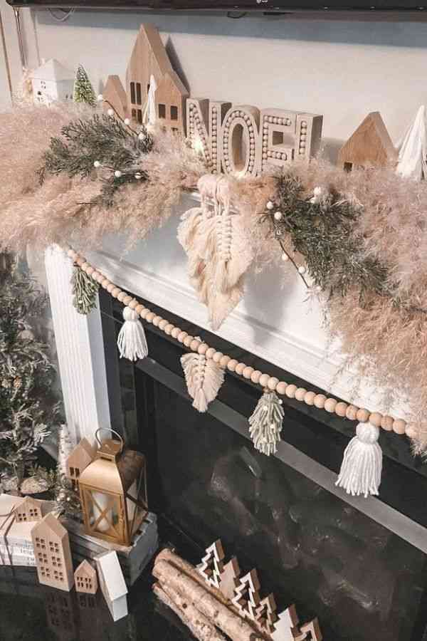 Boho Christmas with Tassels and Pom-Poms