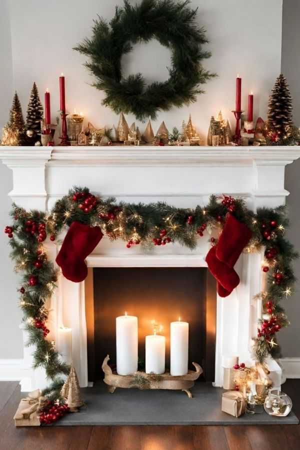 Cozy Knit Stockings and Blanket Garland