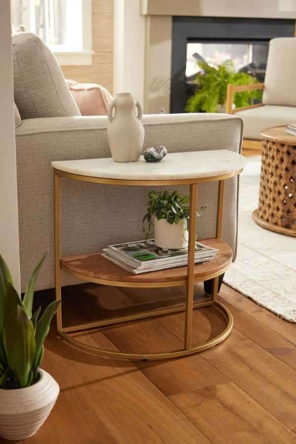 Gold Accent Side Tables