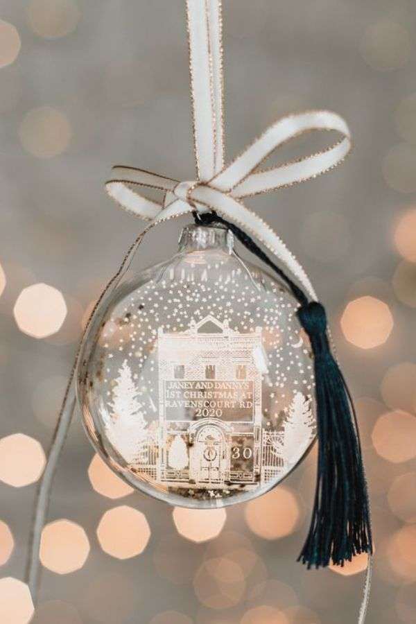 Mini Snow Globe Baubles