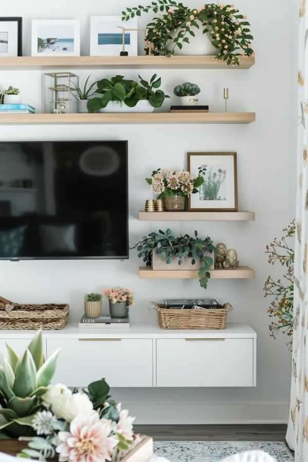 Minimalist Floating Shelves