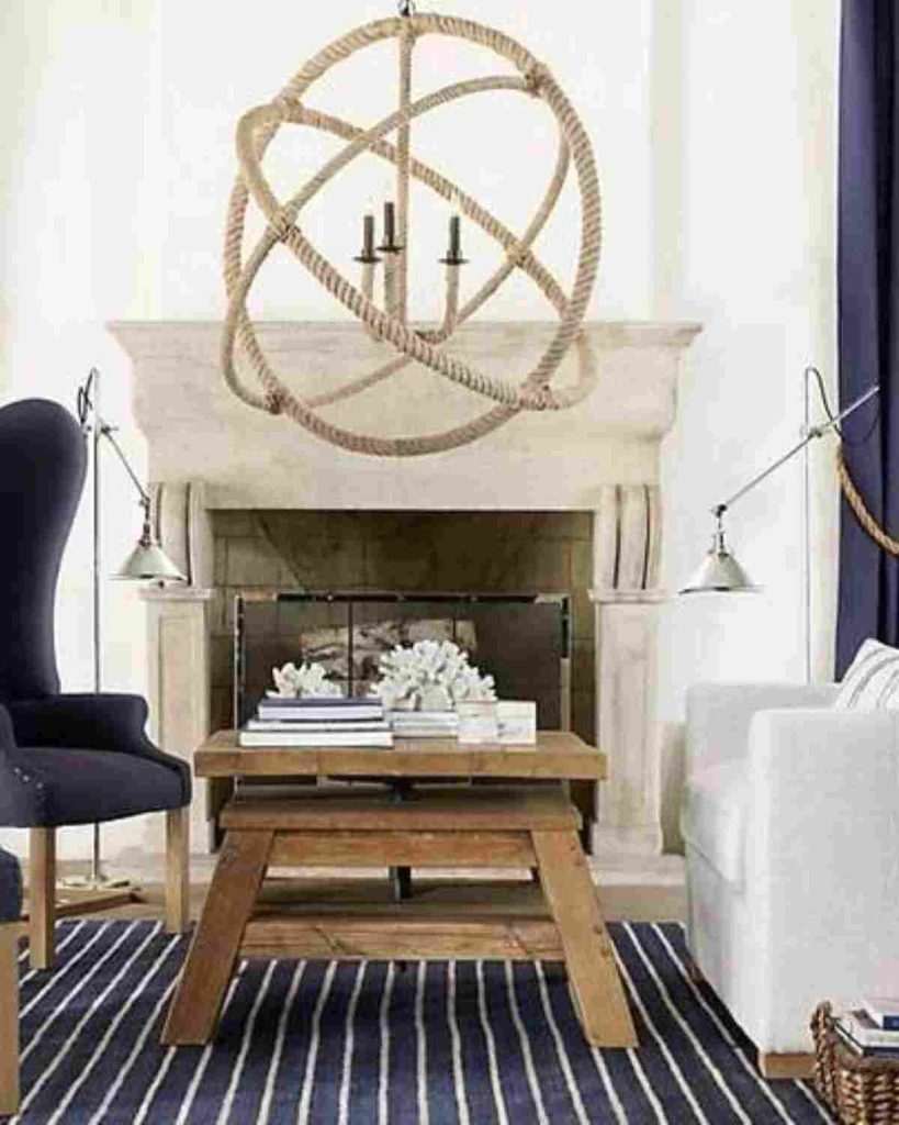 Nautical-Inspired Rope Decor