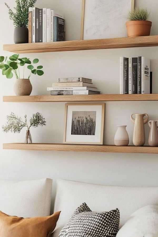 Open Shelving for Displaying Decor