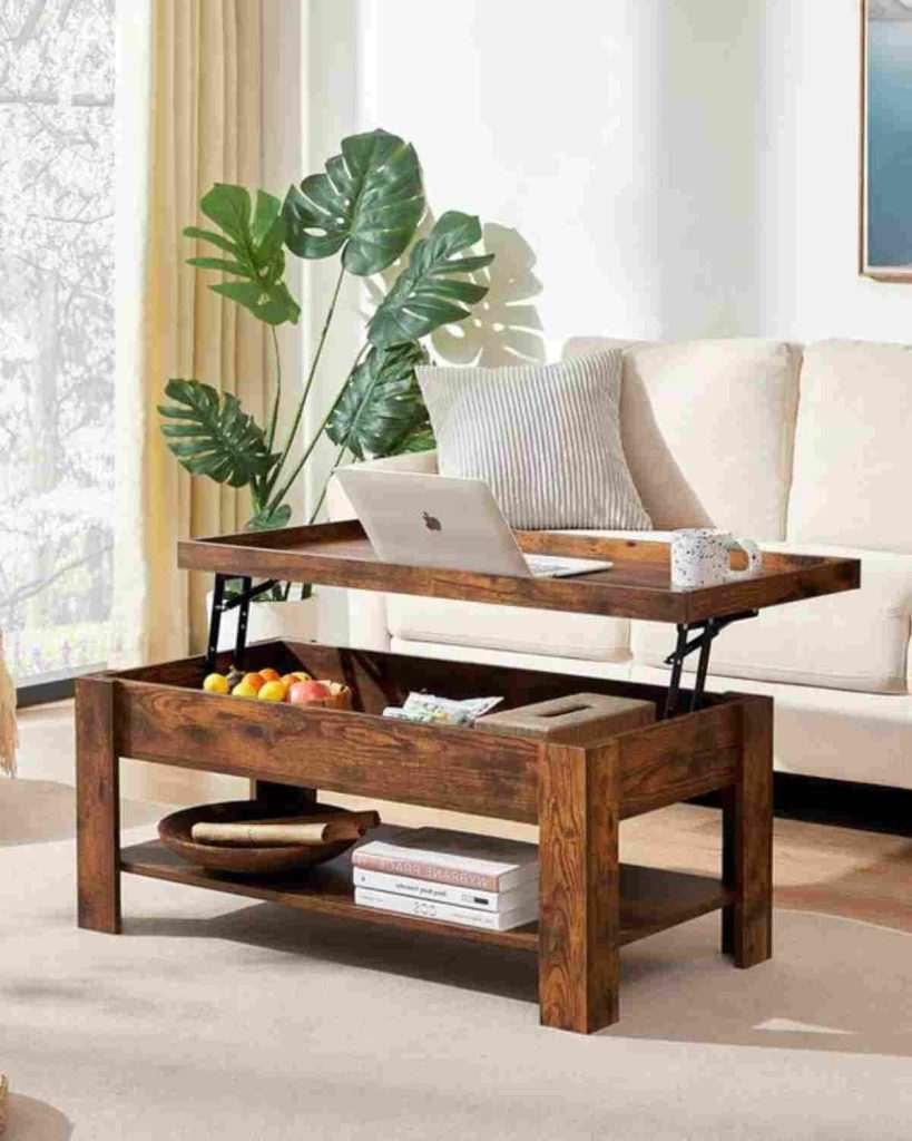 Rectangular Lift-Top Coffee Table