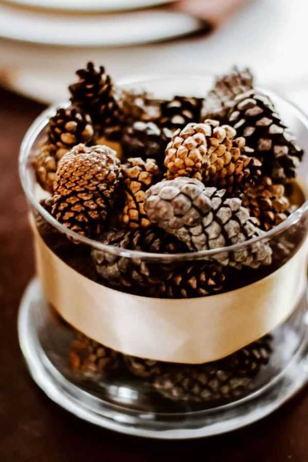 Rustic Pinecone Centerpiece