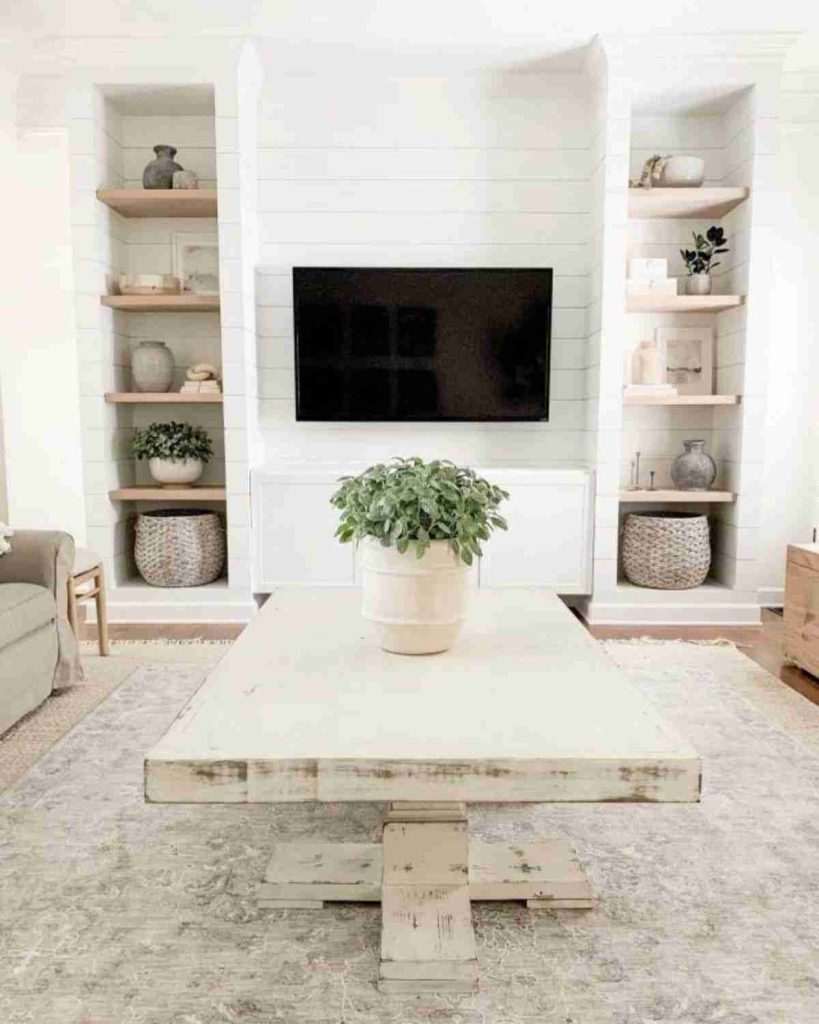 Rustic Shiplap Wall