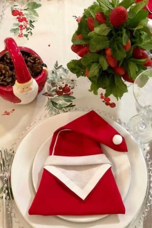 Santa Hat Napkin Holders