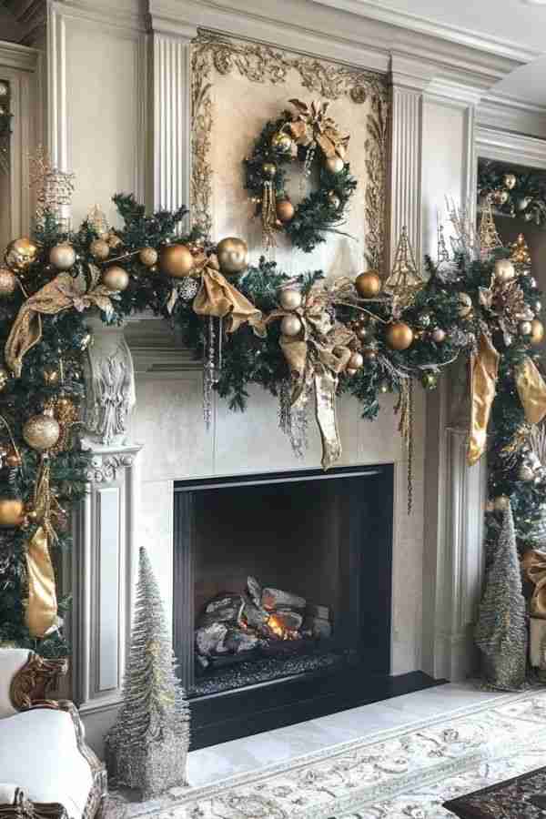 Traditional Garland with Ribbons and Bells