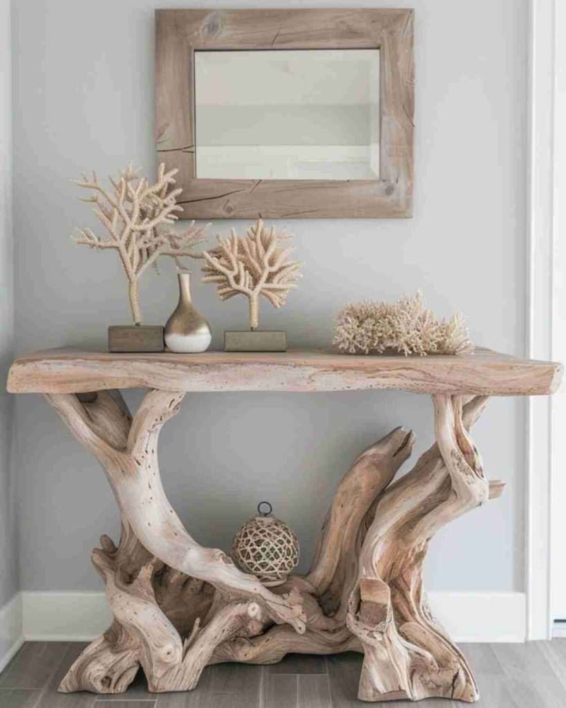 Whitewashed Wood Accents