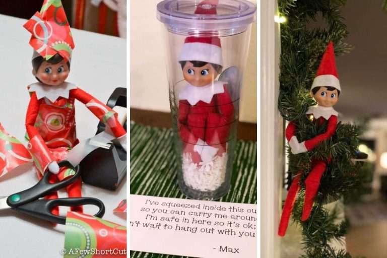 29 Lazy Elf on the Shelf Ideas for Effortless Holiday Fun