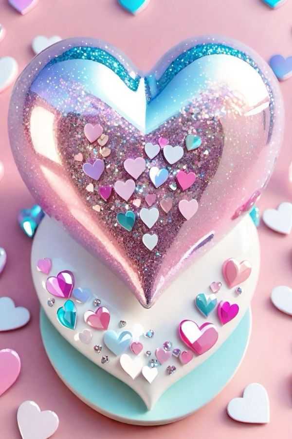 Glitter Hearts