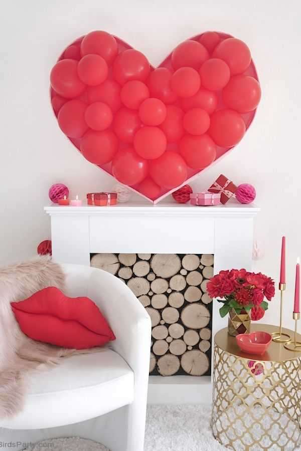 Heart-Shaped Balloons with Tassels