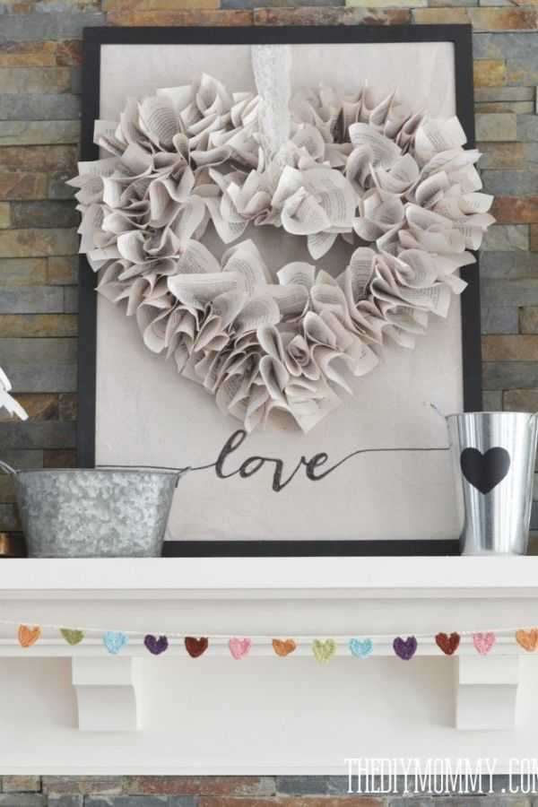 Heart-Shaped Chalkboard Sign