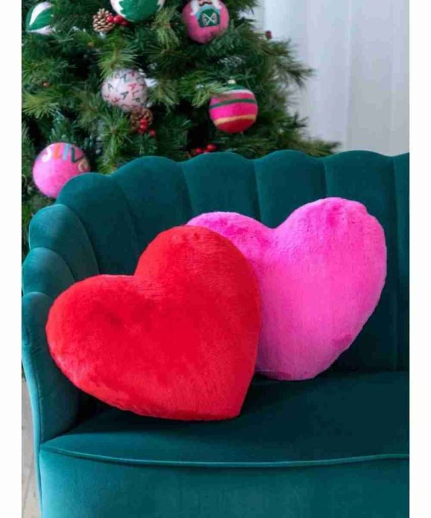 Heart-Shaped Floor Cushions