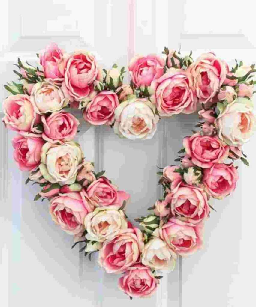 Heart-Shaped Floral Wreath