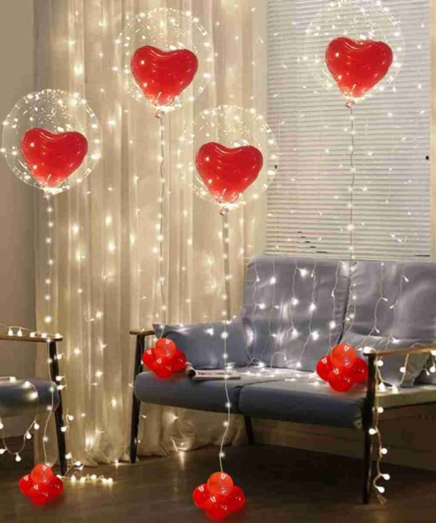 Heart-Shaped String Lights