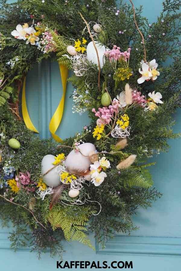 Faux - Foliage - Wreath - For - Your - Front - Door