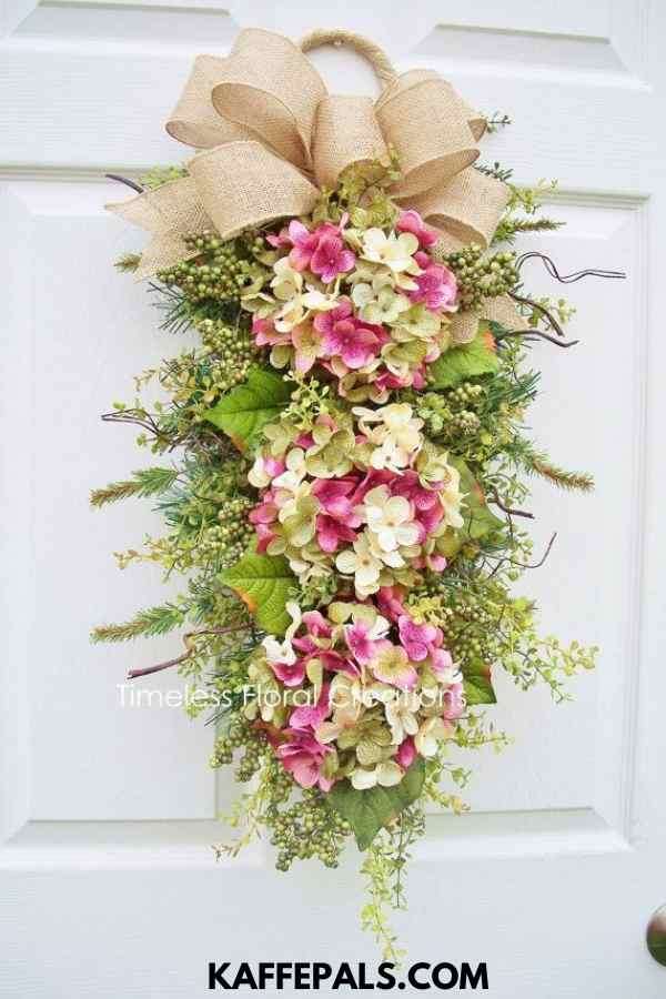 Floral - Garland - Wreath - For - Your - Front - Door