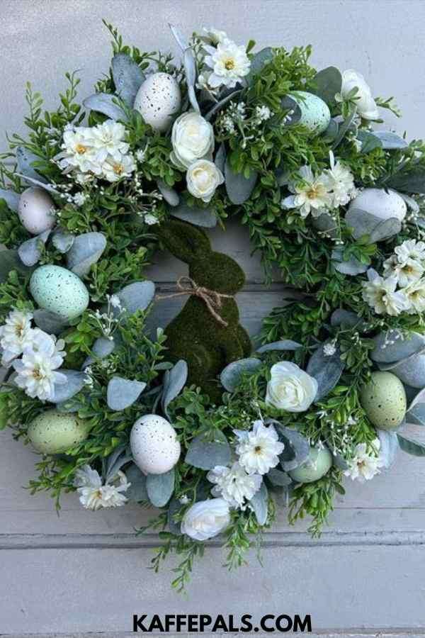 Glittery - Easter - Egg - Wreath - For - Your - Front - Door