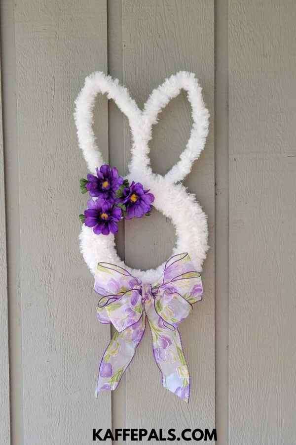 Hanging - Bunny - Ears - Wreath - For - Your - Front - Door