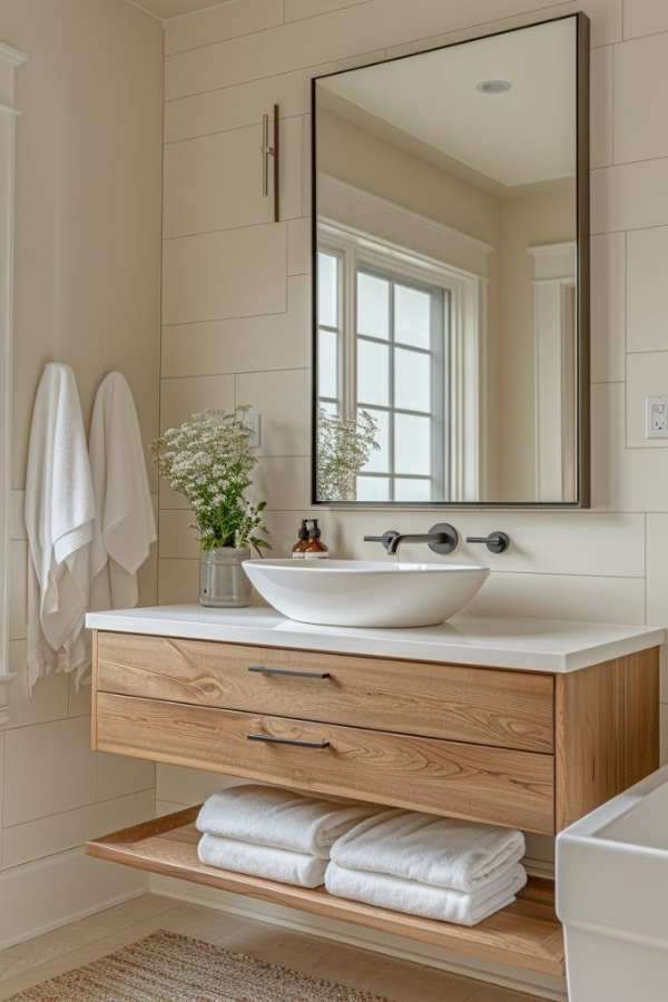 Mini-Vanity-Using-a-Floating-Shelf-small-bathroom-ideas