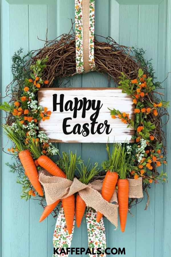 Rustic - Farmhouse - Easter - Wreath - For - Your - Front - Door